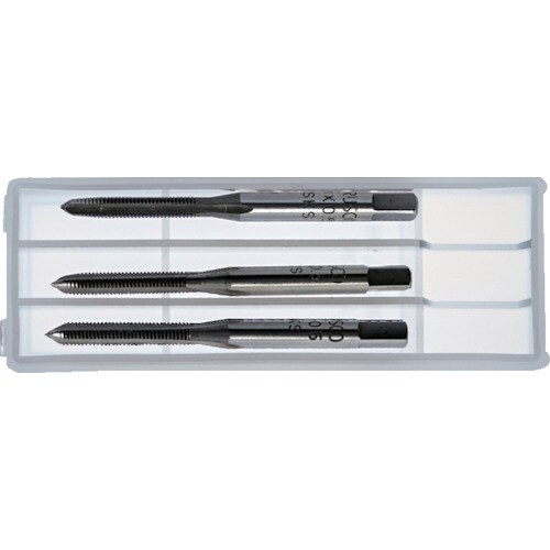 左ねじ用ハンドタップセット(メートルねじ用)