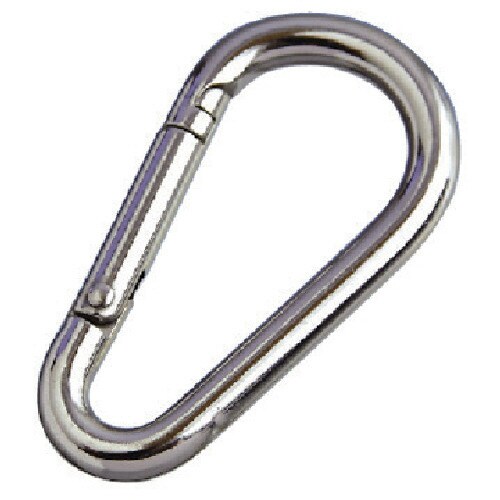 ステンレス ナス型カラビナ(環なし)