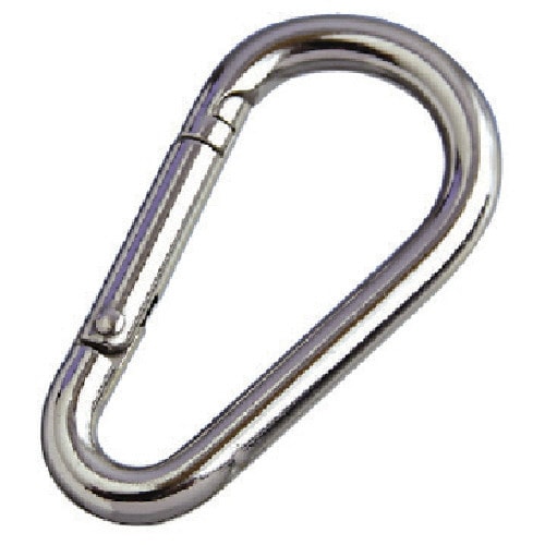 ステンレス ナス型カラビナ(環なし)