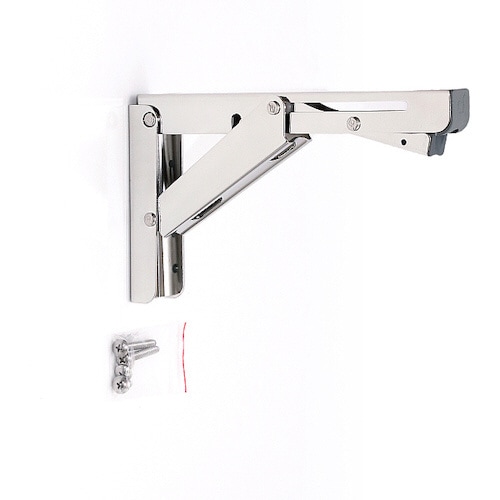 ステンレス鋼製折り畳み棚受