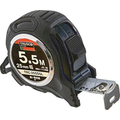 追番目盛りゴムカバー付コンベックス 25幅5.5m