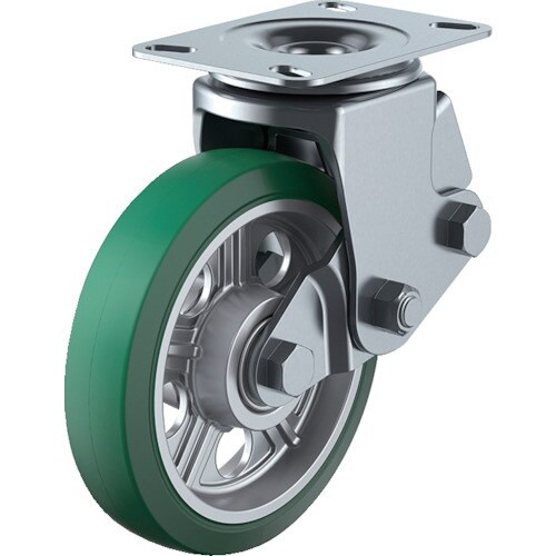 プレート式キャスター 自在車 200径