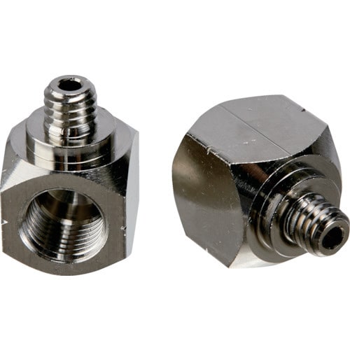L型グリスニップル用変換継手 M6x1.0 2個入