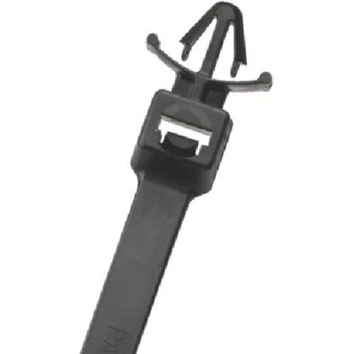 押し込みタイプナイロン結束バンド 耐候性黒 (2)