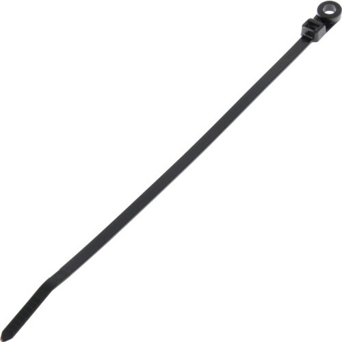 ネジ止めタイプナイロン結束バンド 耐候性黒 ()