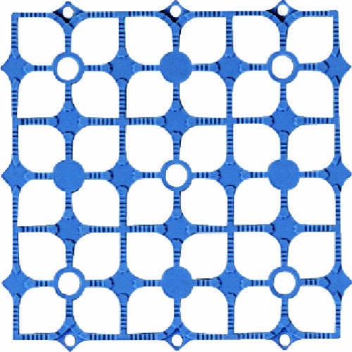 ジョイントスノコ ハイテックマット 青