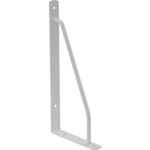 カラーアーム棚受 300mm 白色