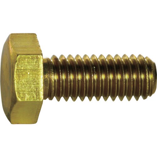 六角ボルト 黄銅 全ネジ M6×16 10本入