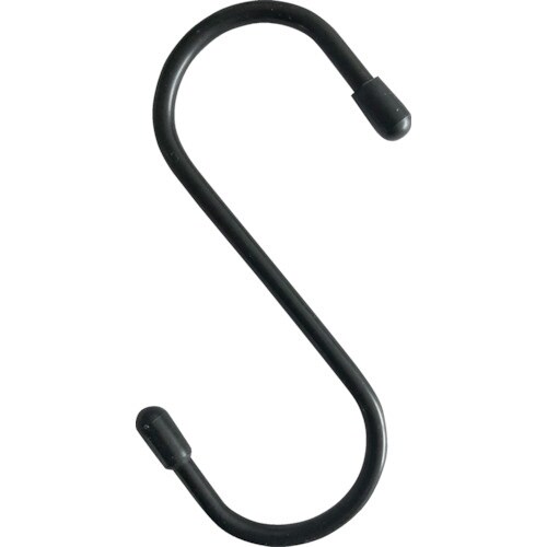 スチールSフック 200mm 黒