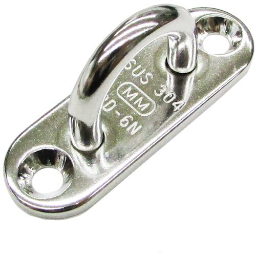 ステンレス パッドアイ(小ねじ付) 4mm