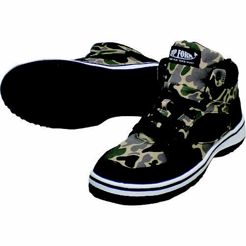 ハイカットセーフティスニーカー カモフラ 27.0