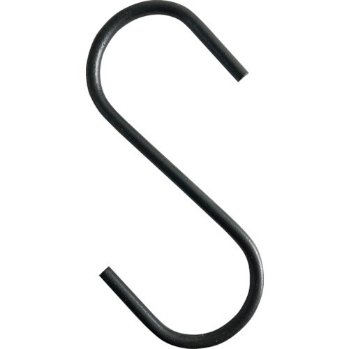 Sフック スチール製 50mm 黒