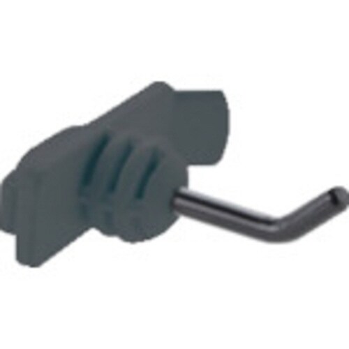 パネリーナ用樹脂フック 横型ショート 黒