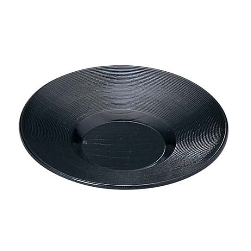 ABS黒塗茶托千筋