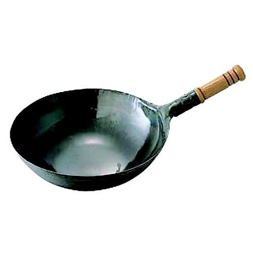 鉄打出木柄片手中華鍋用木柄のみ(ビス付)