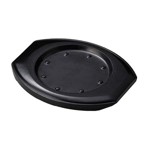 ステーキ台丸用小ブラウン