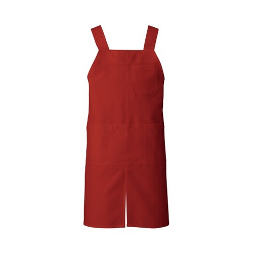 胸当てエプロンH型ワイン