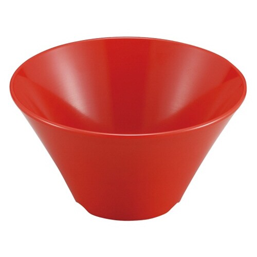 シンプル食器 めん鉢15 赤 SP−87R