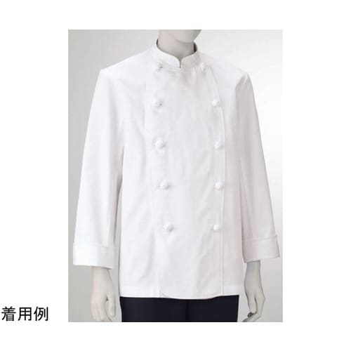 男子コックコート長袖 白 3L 411−50 3L