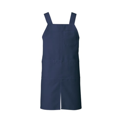 胸当てエプロンH型ネイビー