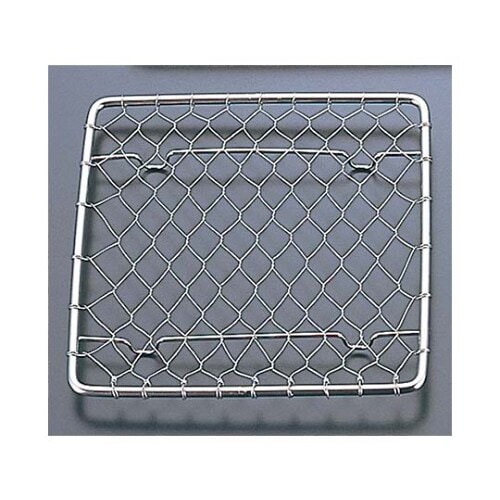 ステンレス手編み盛付網角(100×100)