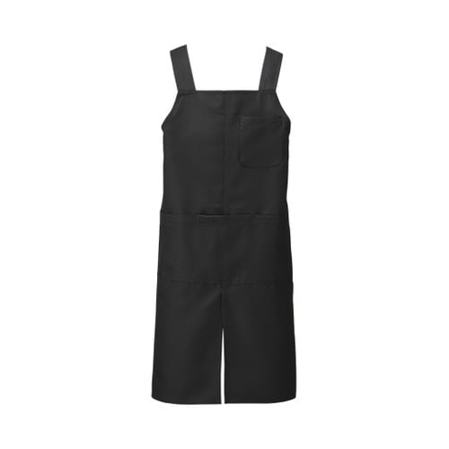 胸当てエプロンH型 黒 L APK489−5 L