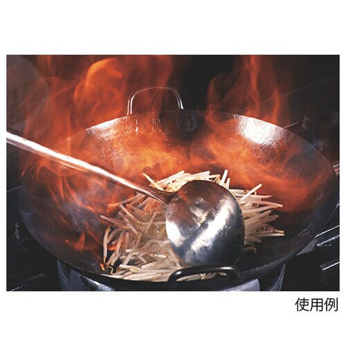 神田鉄鍋/鉄プレス両手中華鍋 33cm