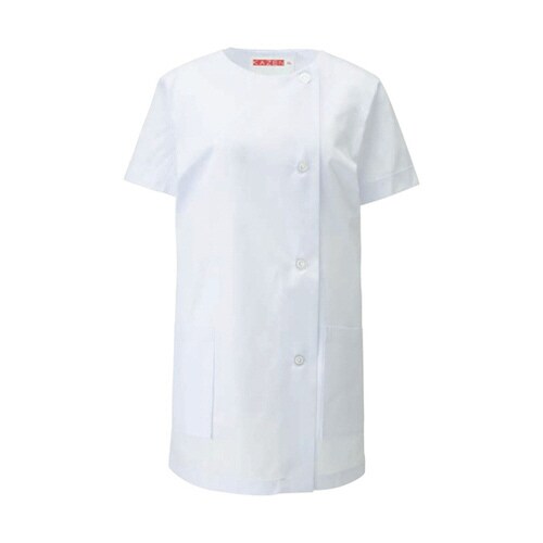 女子調理衣 半袖 白 L 751−30 L