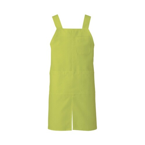 胸当てエプロンH型オリーブ