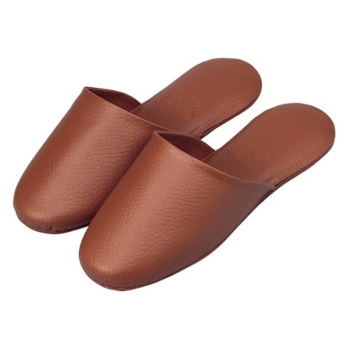 スリッパ 茶 ノーブルチャ