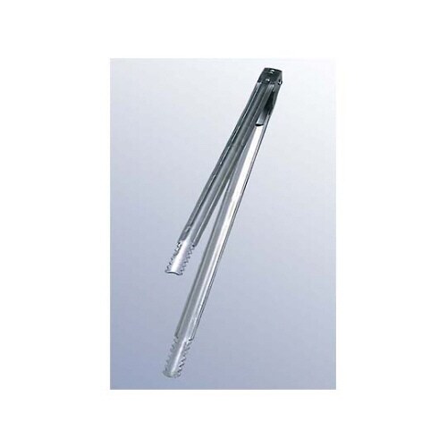 18−0バネ付炭バサミ24cm