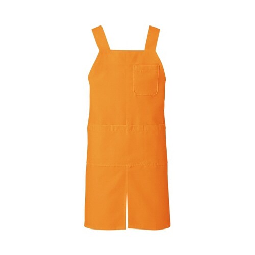 胸当てエプロンH型オレンジ