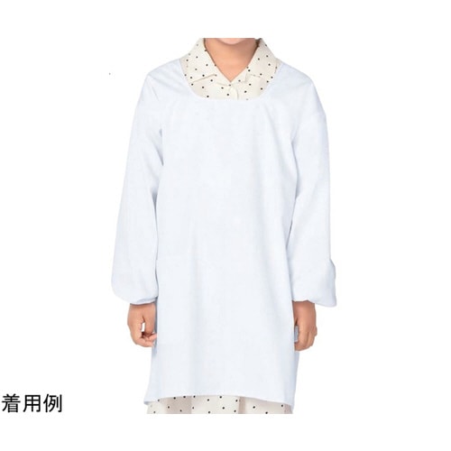 給食衣(後マジック) 白 1号 394−90 1