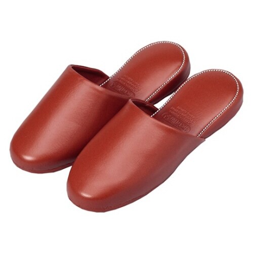 スリッパ 茶 0022パイピング