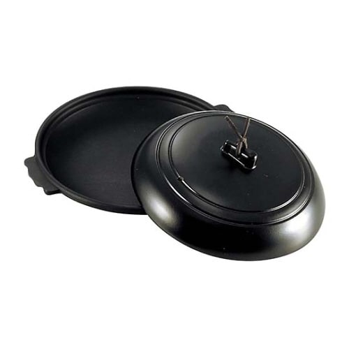 アルミ丸型陶板焼黒