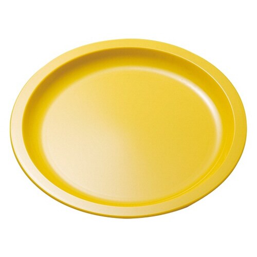 (イエロー) ポリプロ丸皿26cm 1708Y