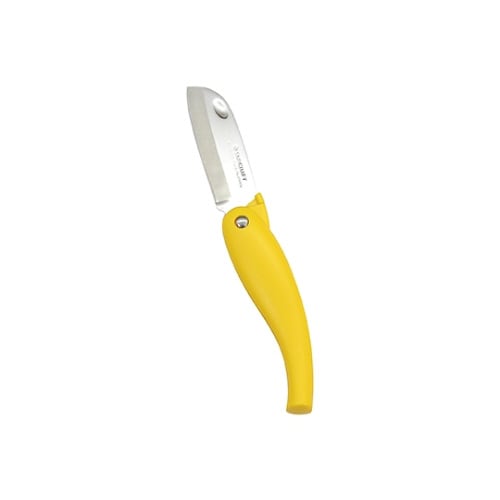 折り込みフルーツナイフ(イエロー) FC−104