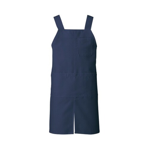 胸当てエプロンH型ネイビー