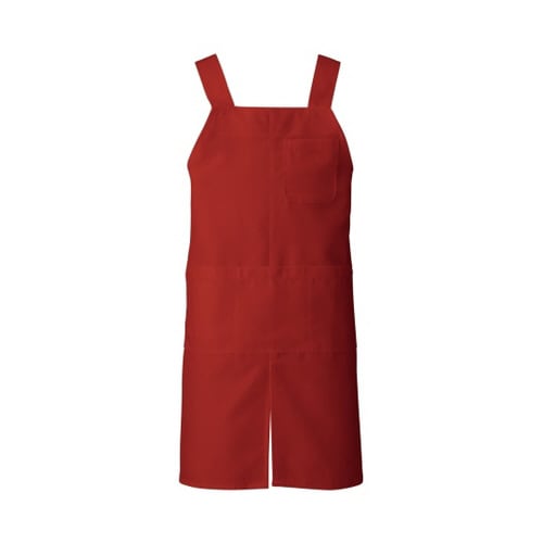 胸当てエプロンH型ワイン