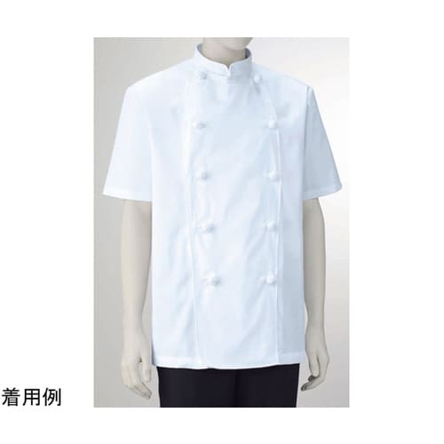 兼用コックコート半袖 白 3L 412−60 3L