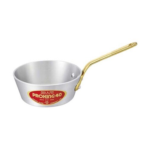 アルミプロキングテーパー鍋(目盛付)24cm