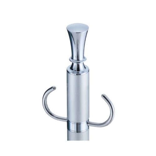 フロアパーティションポールクローム/ヘアーライン