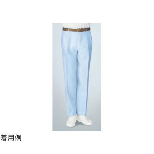 男子パンツ サックス 4L 437−91 4L