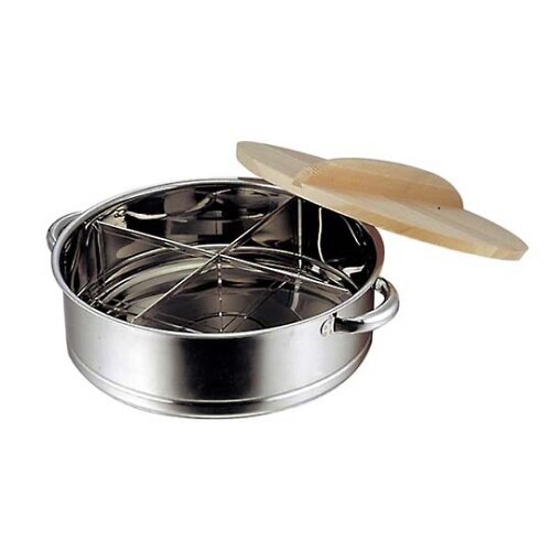 EBM18−8丸型おでん鍋(4ッ仕切)φ340