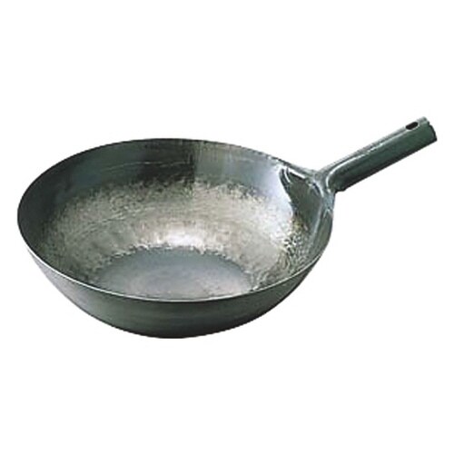 鉄打出片手中華鍋 1.2mm 36cm