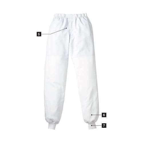 メンズスラックス 白 L 434−40 L