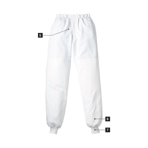 メンズスラックス 白 LL 434−40 LL