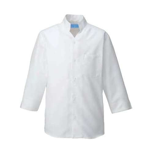 シャツ(七分袖男女兼用) 白 L 626−10 L