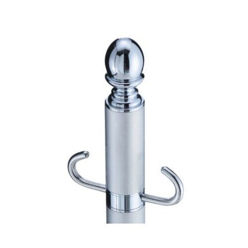 フロアパーティションポールクローム/ヘアーライン