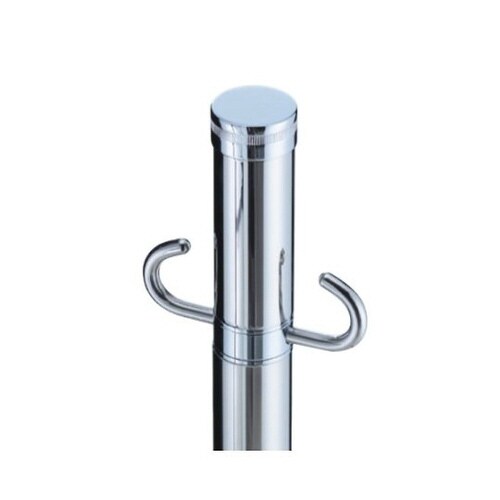 フロアパーティションポールスタッキングクローム